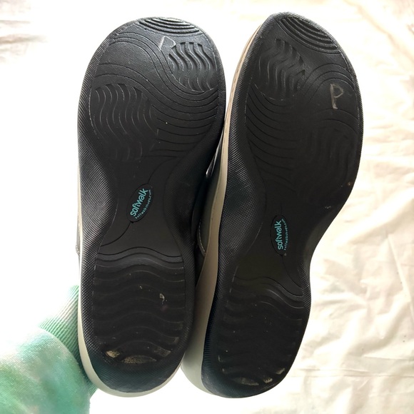 NWOT Softwalk Aberdeen Slip-On Mules Sporty Gray SZ 12 W - Picture 11 of 13